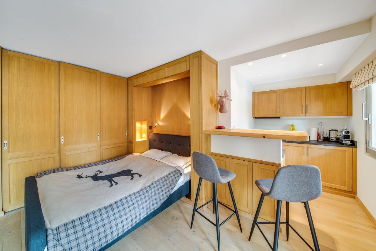 Lovely Studio In Crans' Center Экстерьер фото