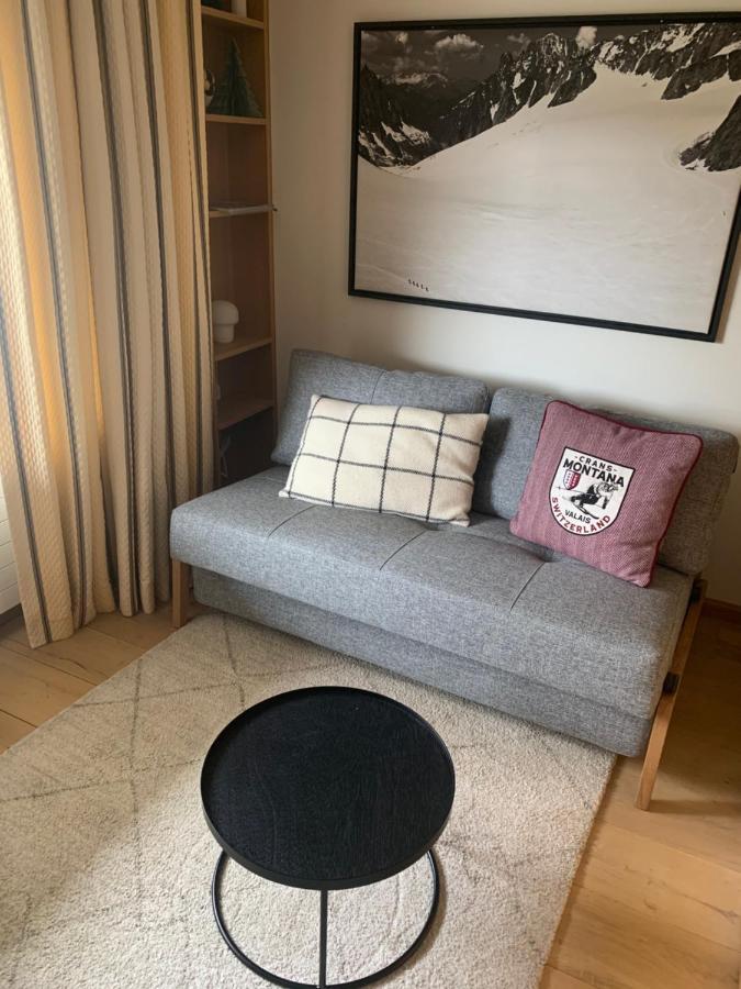 Lovely Studio In Crans' Center Экстерьер фото